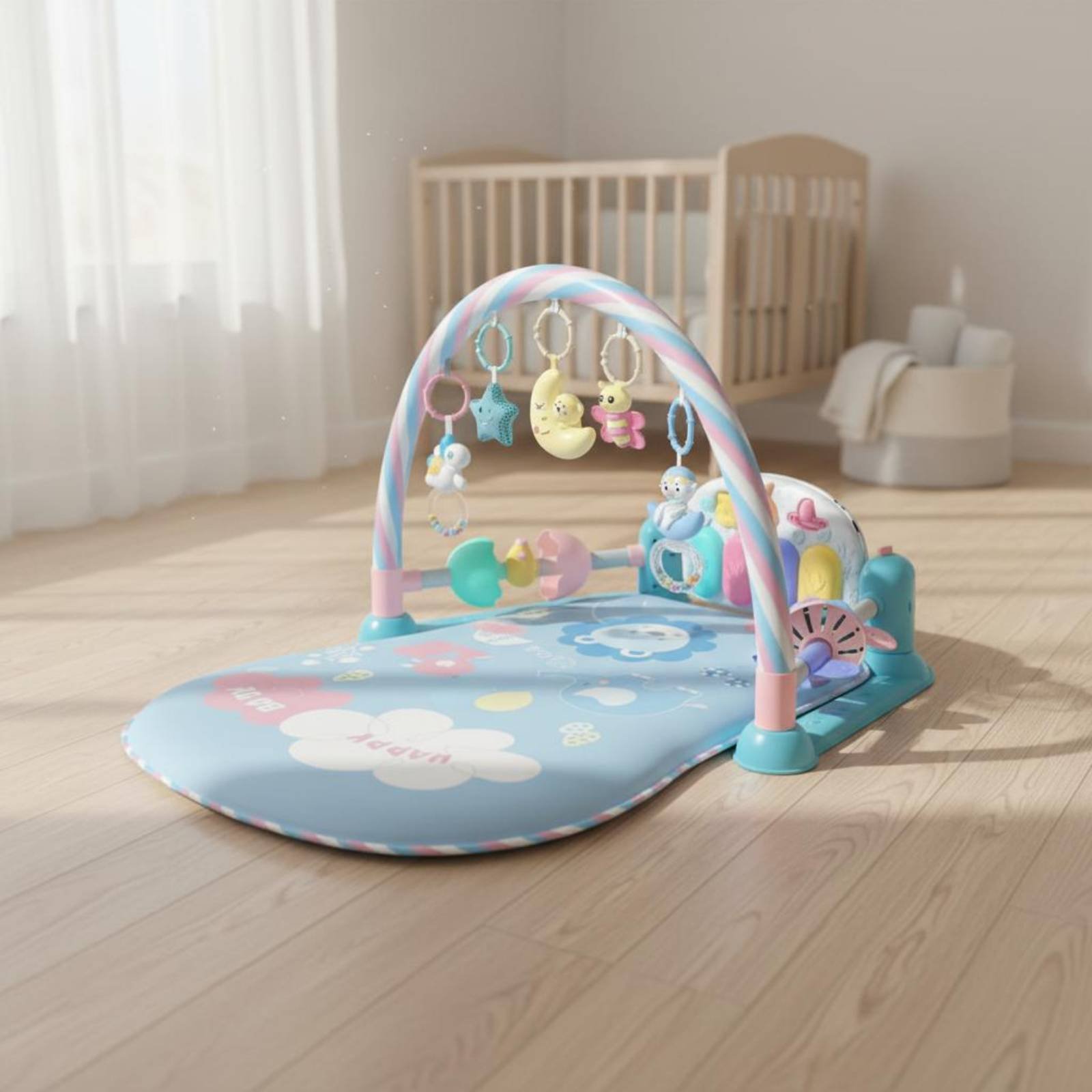 Baby Nursery Unisex - Parc pour bébé avec fonction piano