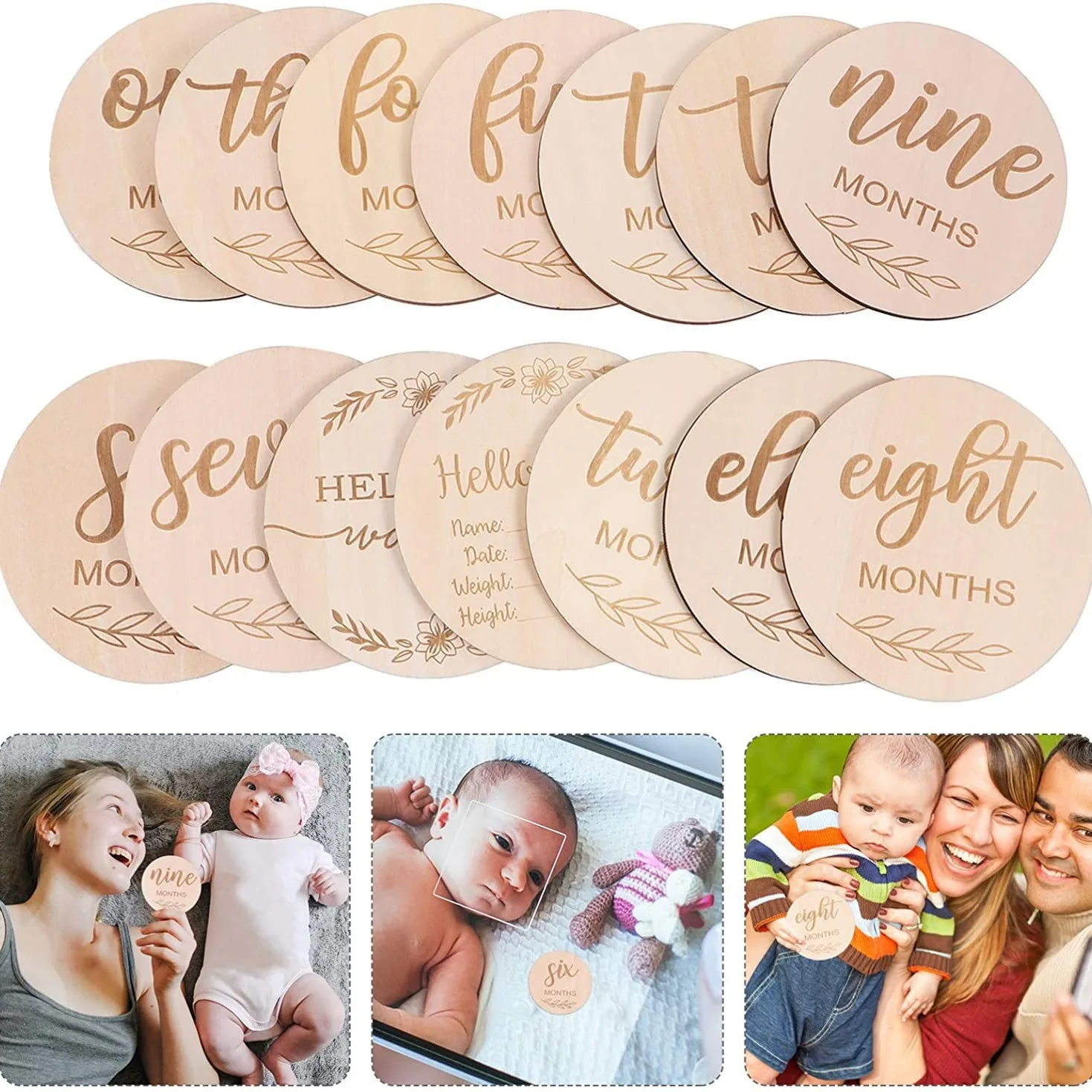 Milestone Card Set - Carte Souvenir du mois des copeaux