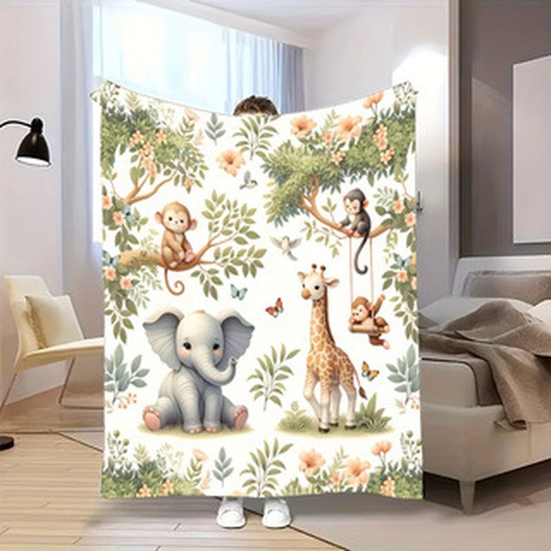 Baby Nursery Fabric - Couverture pour bébé VIKAMA en flanelle