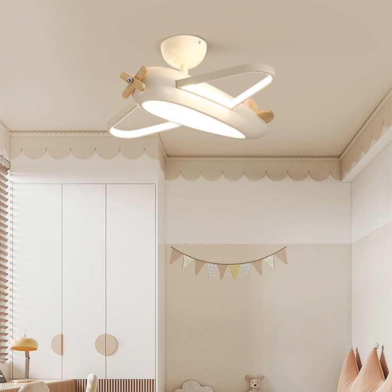 Baby Nursery Decor Boy - Dessin animé avion plafonnier Design créatif
