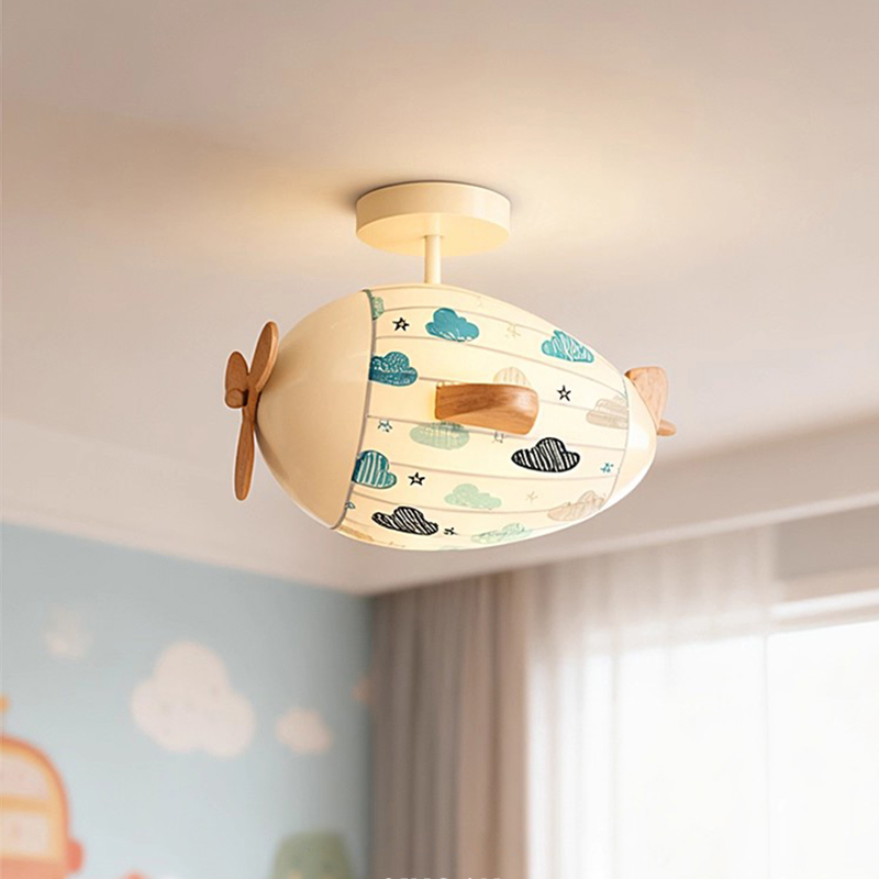 Baby Nursery Fabric - Chambre d'enfant avion plafonnier tissu hélicoptère