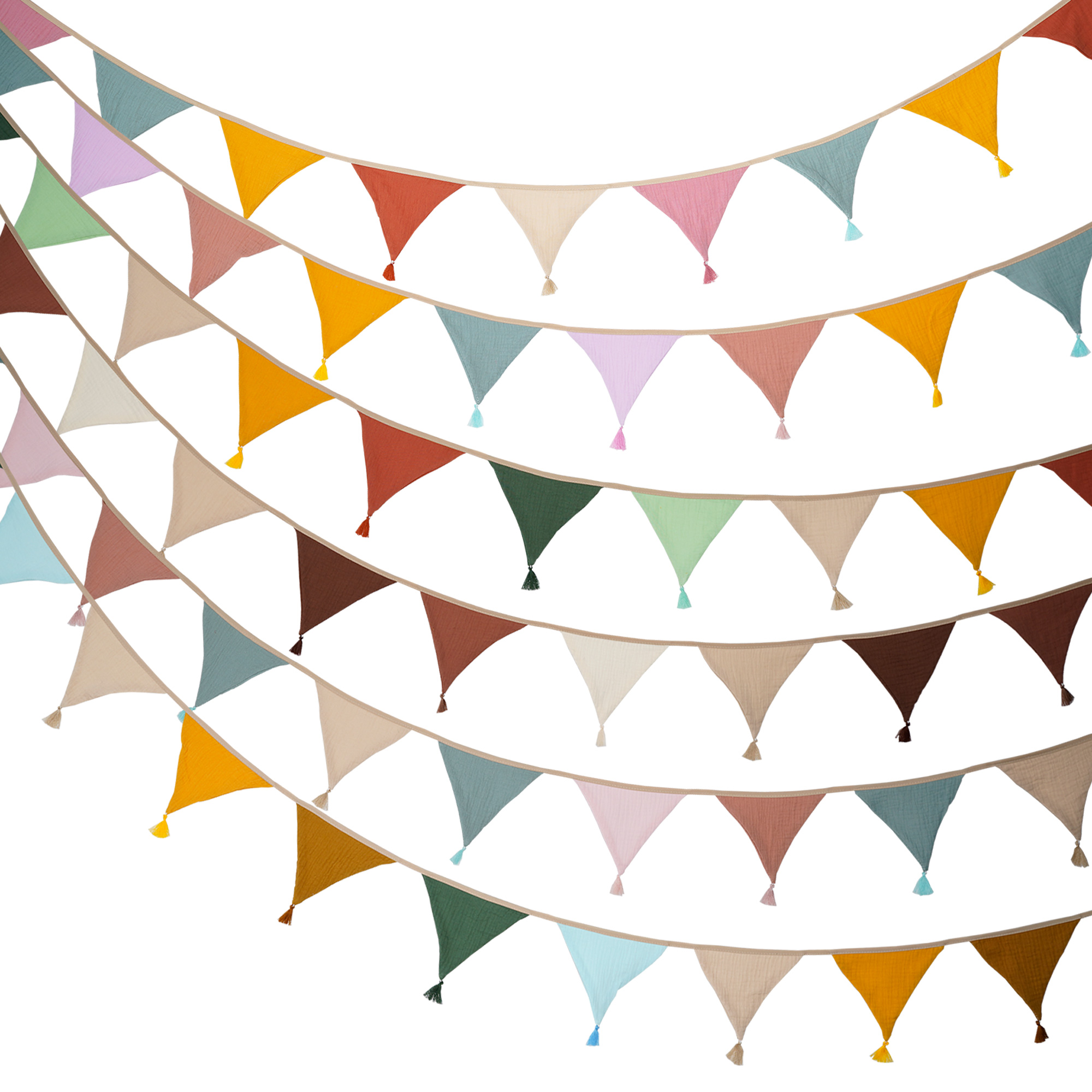 Baby Nursery Fabric - Guirlande de 2,6 m/8,5 pi en