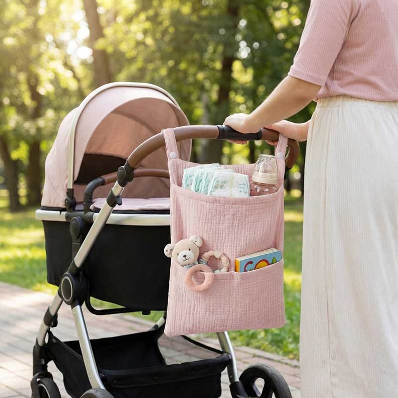 Baby Nursery Unisex - Sac de rangement suspendu pour poussette