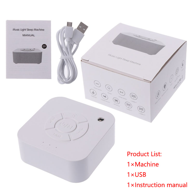 Baby Sound Machine White - Machine à bruit blanc, Rechargeable par