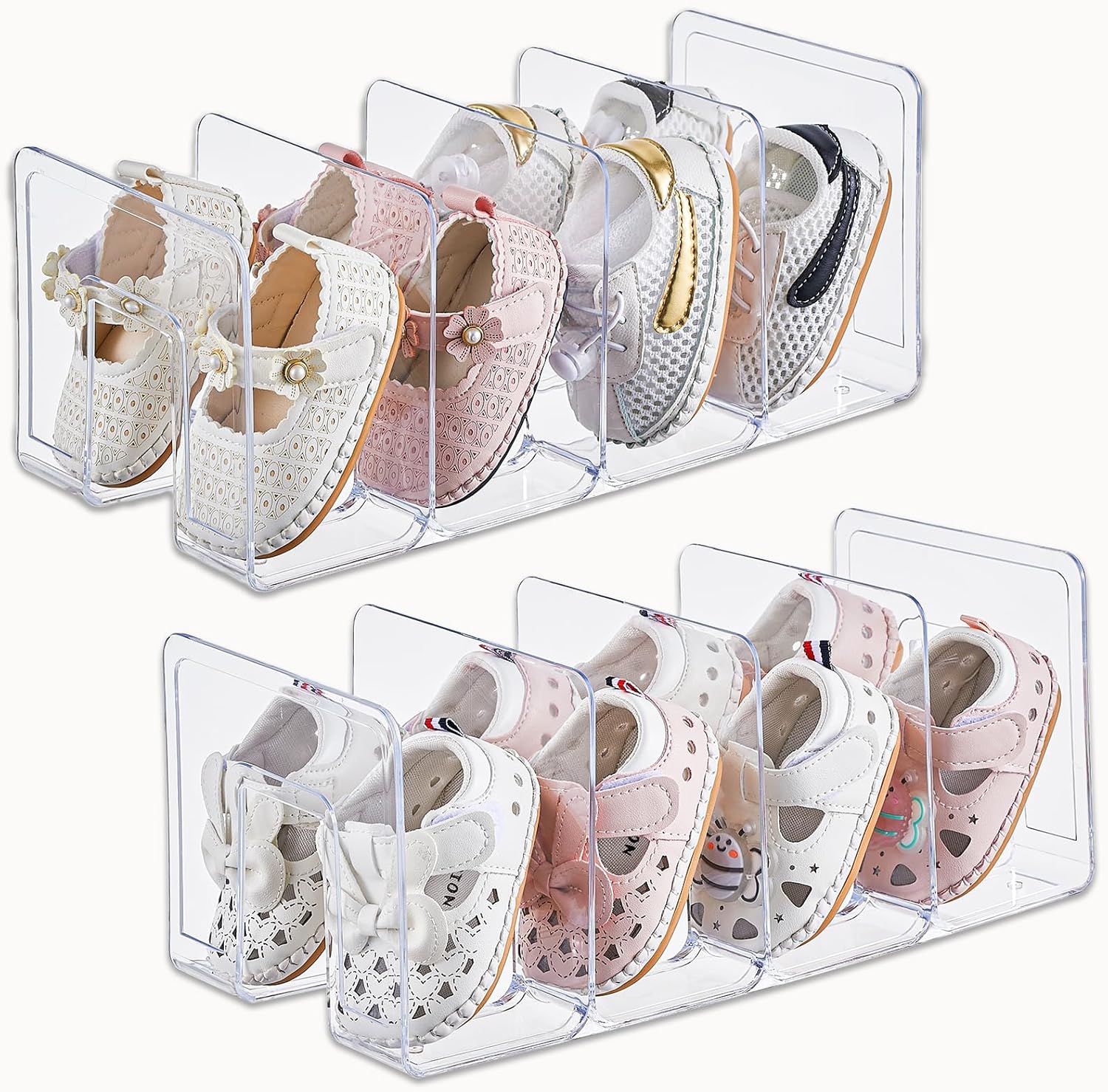 Baby Bookshelf Small - Lot de 2 petits range-chaussures à