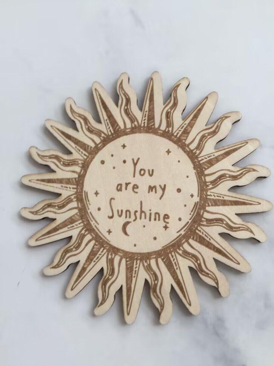 Baby Nursery You Are My Sunshine - Plaques en bois YOU ARE MY