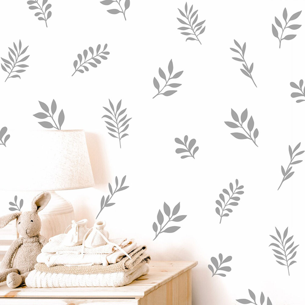 Baby Nursery Tree - Autocollant mural botanique en vinyle pour