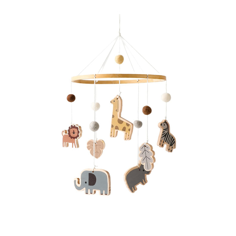 Baby Nursery Jungle Animals - X18A-Mobile pour bébé pour berceau-Mobile pour