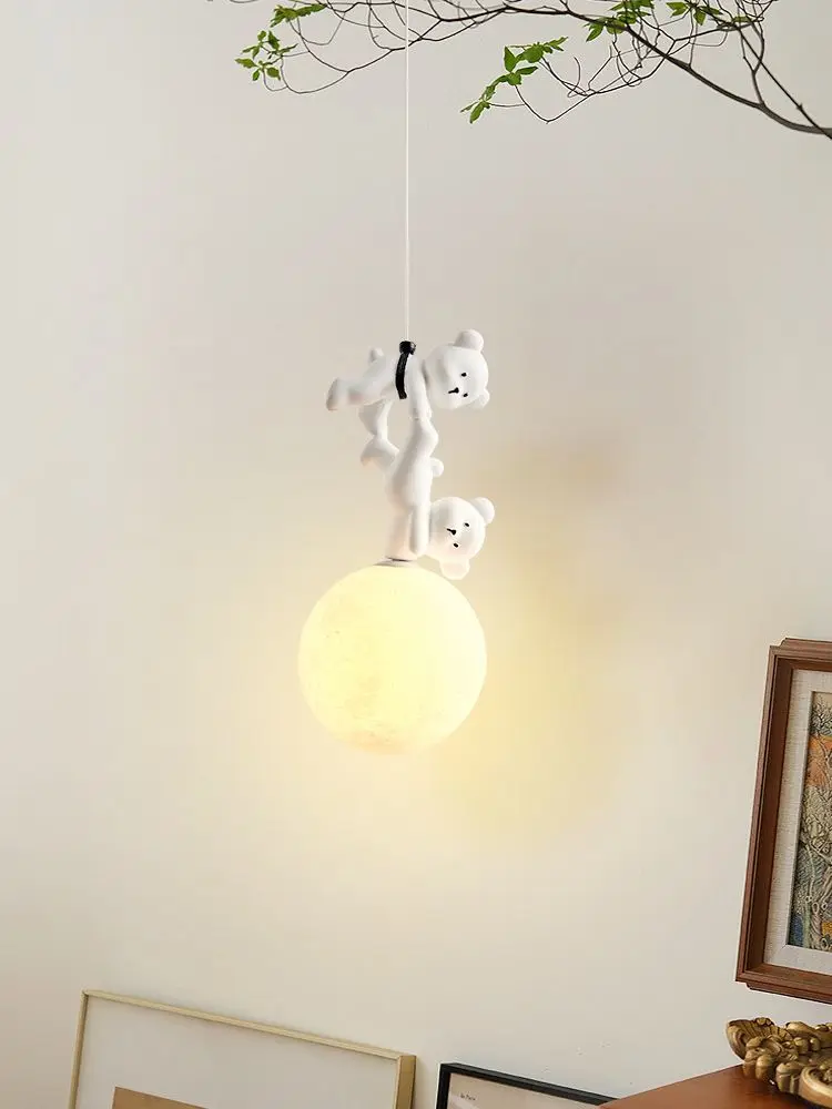 Baby Nursery Decor Boy - Lampe suspendue en résine en forme