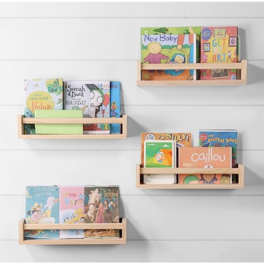 Baby Nursery Shelves - Ensemble de 4 étagères pour chambre