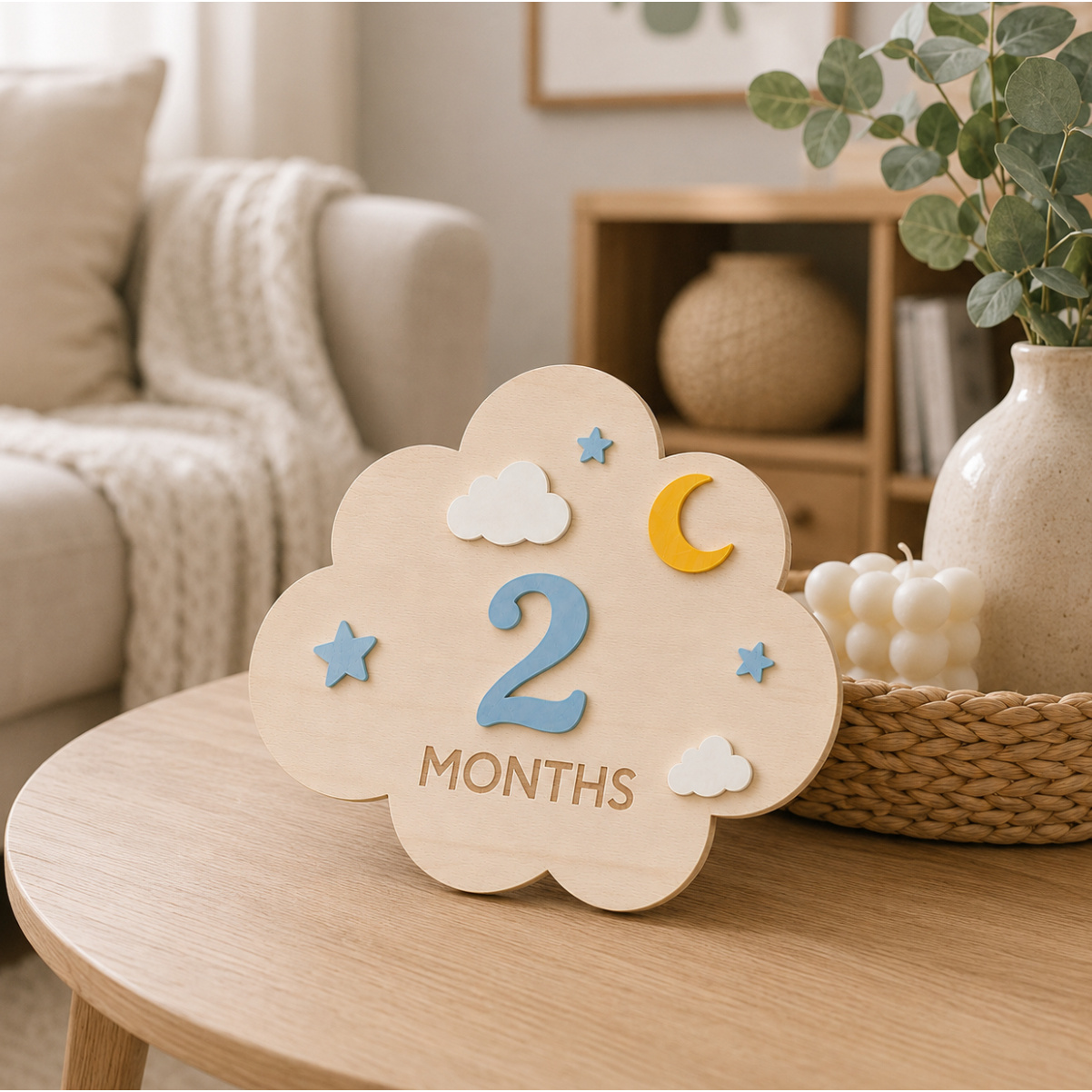 Milestone Card Set - 1 ensemble de cartes mensuelles en