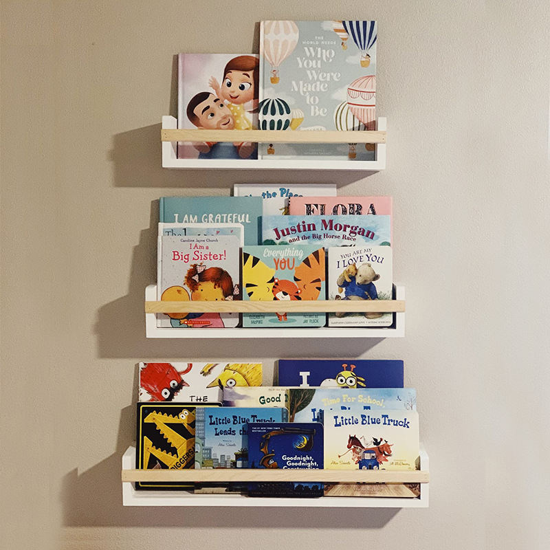 Baby Bookshelf Small - Étagère murale pour enfants, bibliothèque murale,