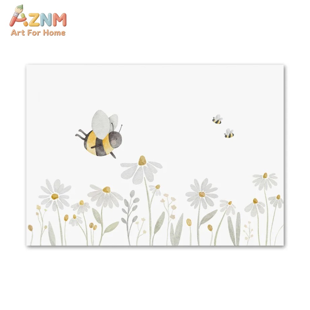 AZNM – toile murale avec motif - Animals Baby Nursery avis et prix
