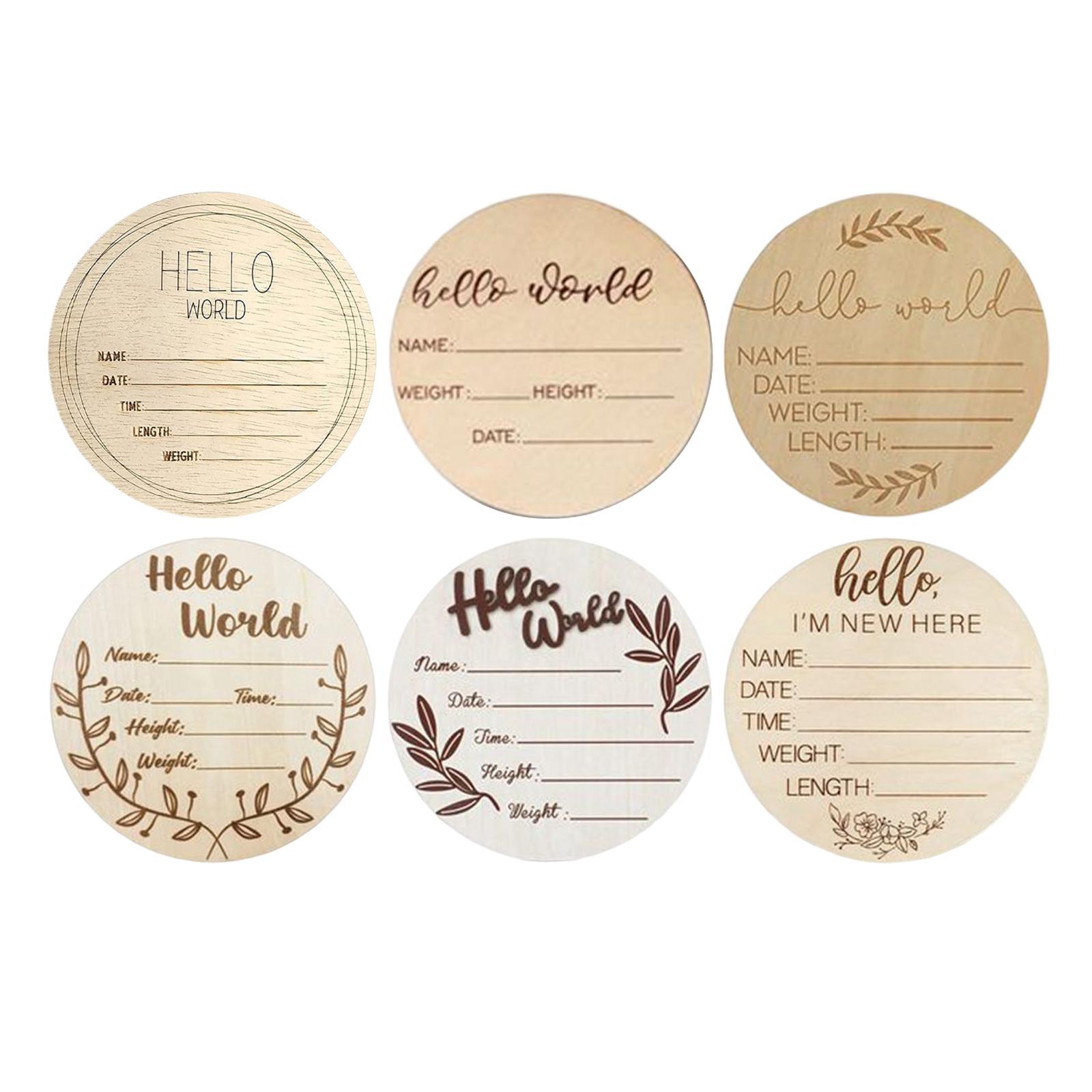 Ensemble de 18 plaques en bois - Milestone Card Set avis et prix