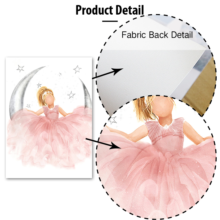 Toile murale d'ange rose pour  - Animals Baby Nursery avis et prix