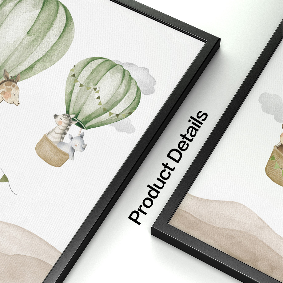 1 pièce, affiches d'animaux en - Animals Baby Nursery avis et prix