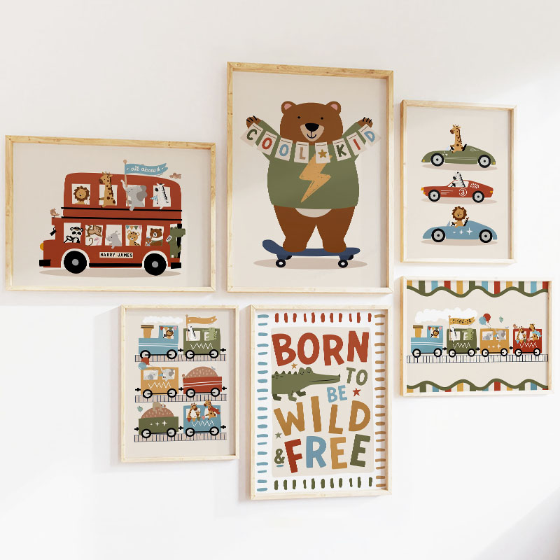 Tableaux et Affiches Muraux en - Animals Baby Nursery avis et prix