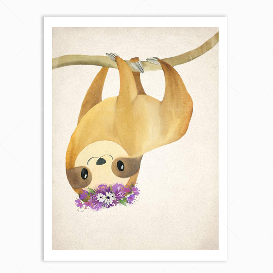 Un ensemble de 2 College pares - Baby Nursery Animal Pictures avis et prix