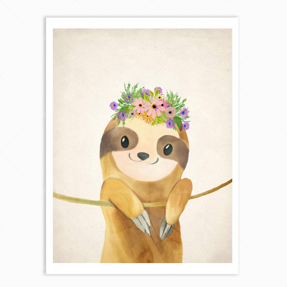 Un ensemble de 2 College pares - Baby Nursery Animal Pictures avis et prix