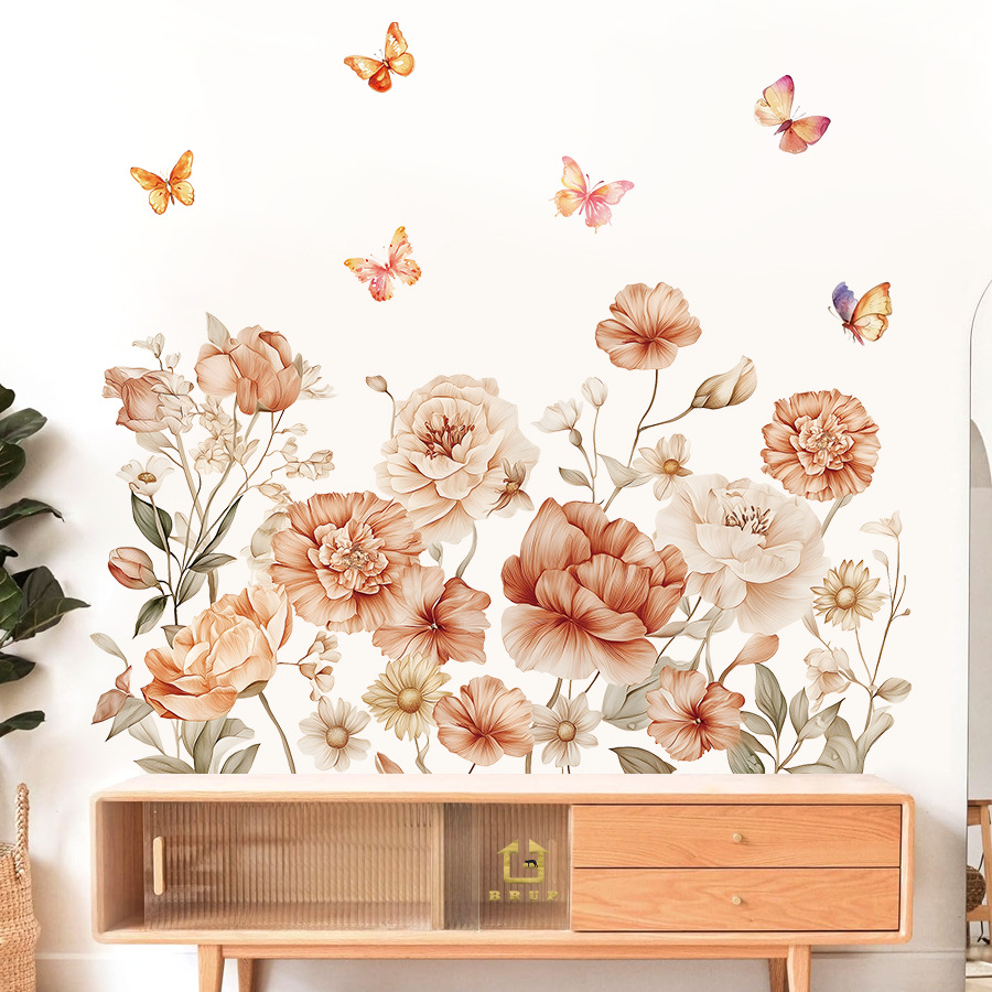 Autocollants muraux de fleurs  - Baby Nursery Plants avis et prix