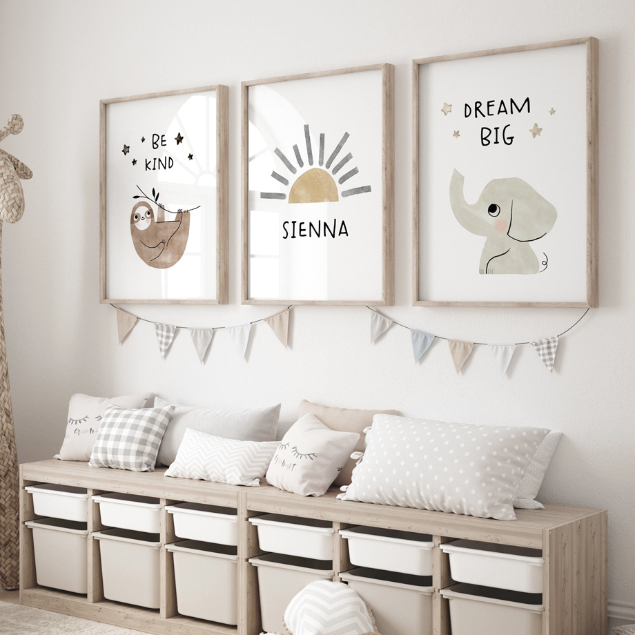 Éléphant paresseux lumière du  - Baby Nursery Animal Pictures avis et prix