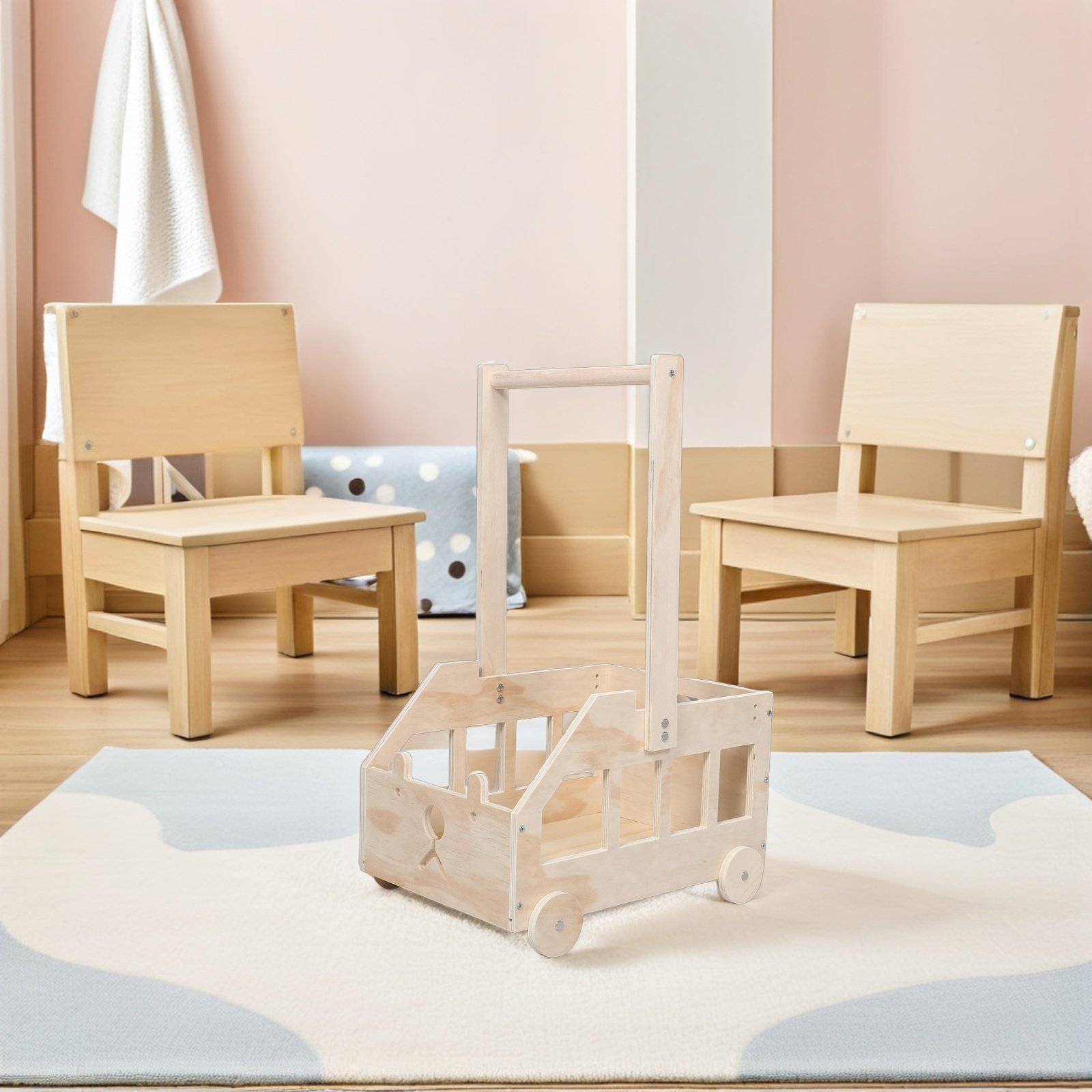 Panier de rangement en bois po - Baby Nursery Unisex avis et prix