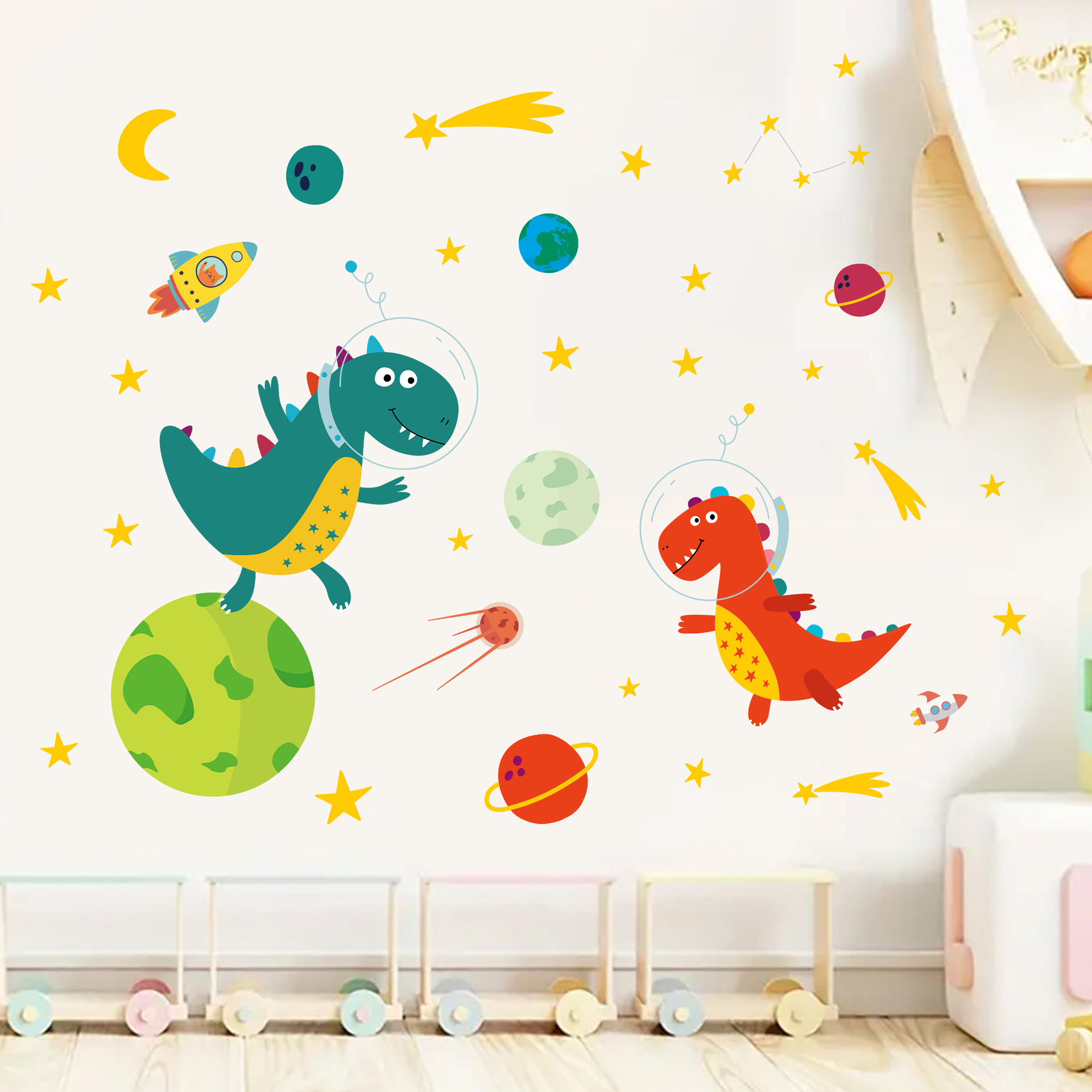 Autocollants muraux d'astronom - Baby Nursery Decor Boy avis et prix