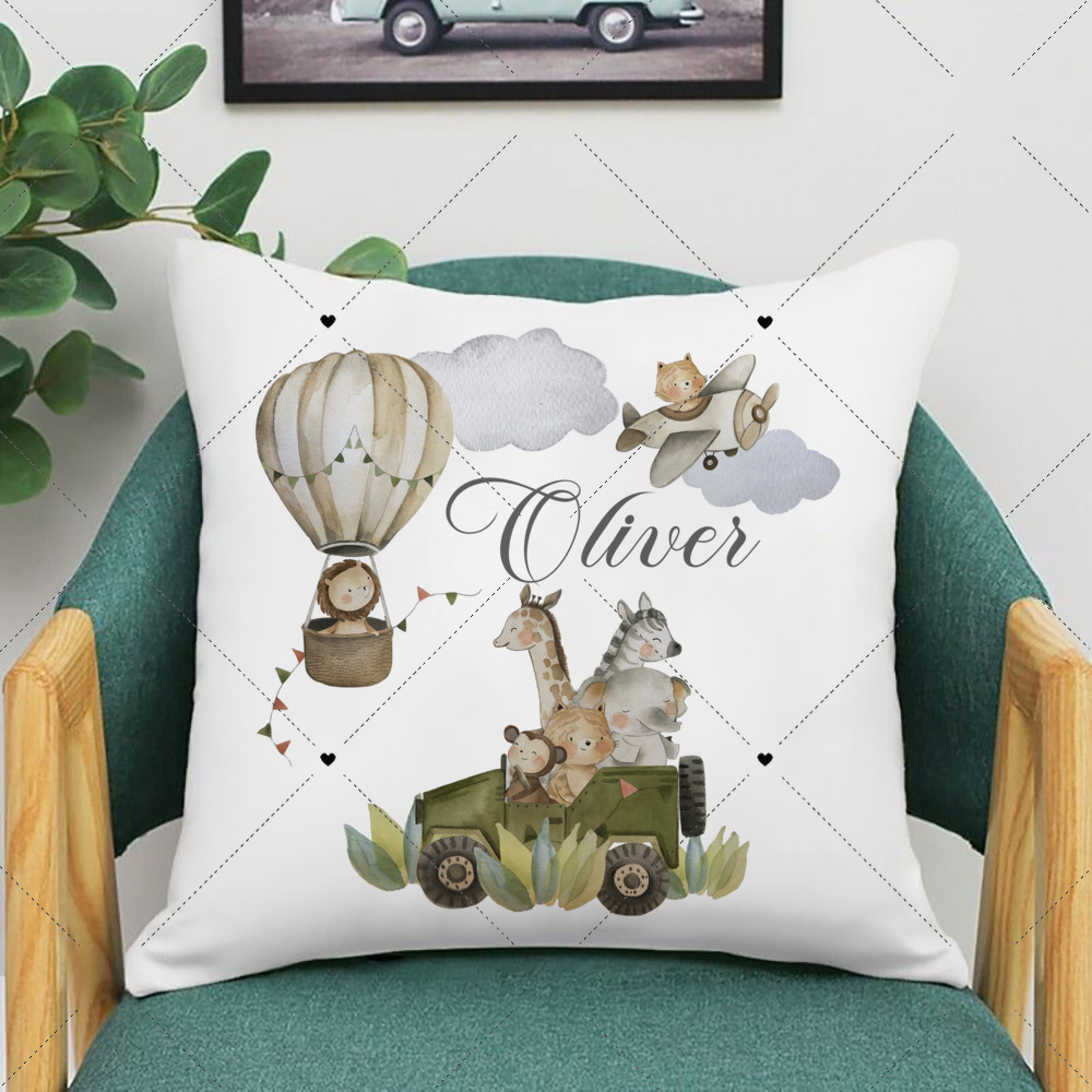 Taie d'oreiller personnalisée  - Baby Nursery Jungle Animals avis et prix