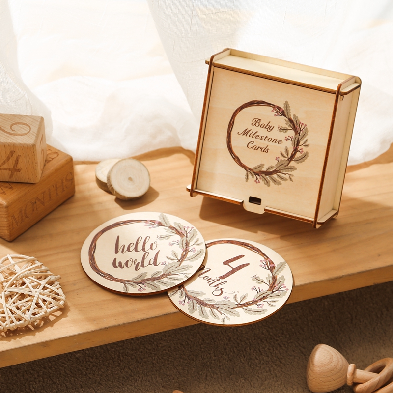 Cartes de jalon en bois pour b - Milestone Card Set avis et prix