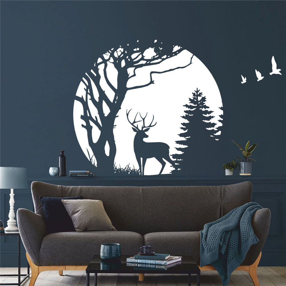 Autocollant Mural Cerf de la F - Baby Nursery Tree avis et prix