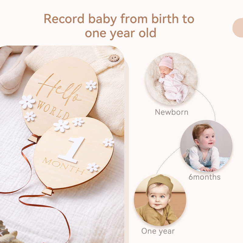 Cartes de jalon en bois pour b - Milestone Card Set avis et prix
