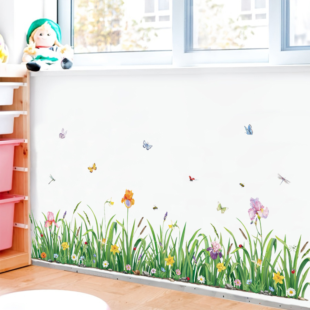 Autocollant mural Borader de f - Baby Nursery Plants avis et prix