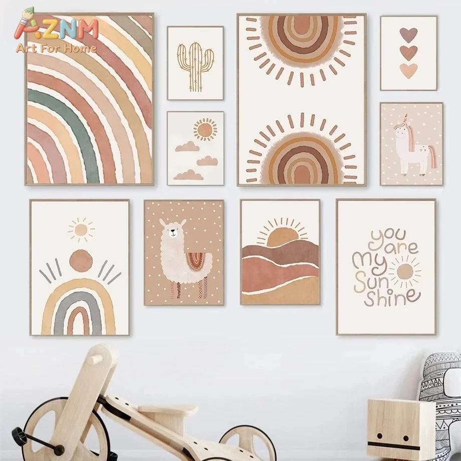 AZNM Impression sur toile mura - Baby Nursery You Are My Sunshine avis et prix