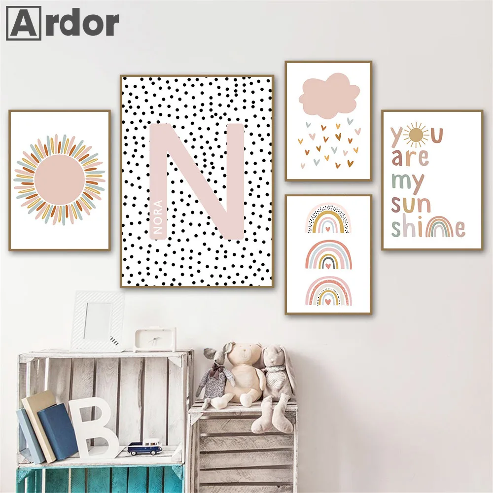 Affiches de nom personnalisées - Baby Nursery You Are My Sunshine avis et prix