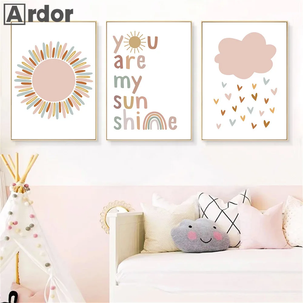 Affiches de nom personnalisées - Baby Nursery You Are My Sunshine avis et prix