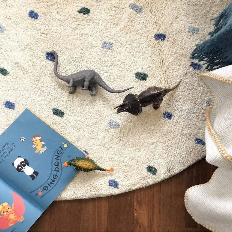 Tapis moelleux à pois pour enf - Baby Nursery Fabric avis et prix