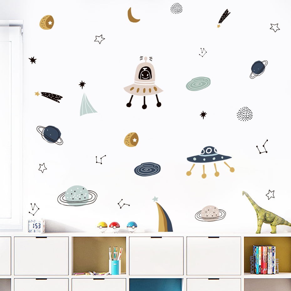 Dessin animé Ufo extraterrestr - Baby Nursery Decor Boy avis et prix