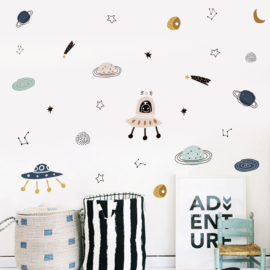 Dessin animé Ufo extraterrestr - Baby Nursery Decor Boy avis et prix