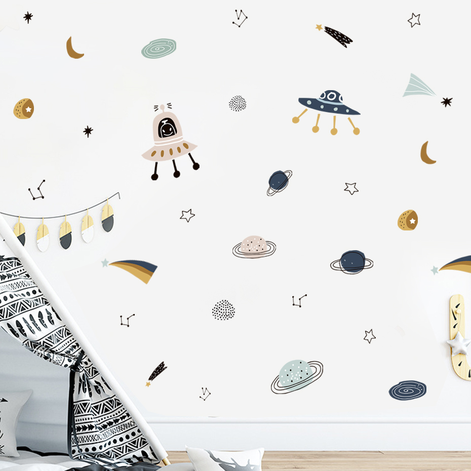 Dessin animé Ufo extraterrestr - Baby Nursery Decor Boy avis et prix