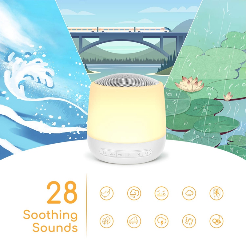 B53C Machine à son pour bébé M - Baby Sound Machine White avis et prix