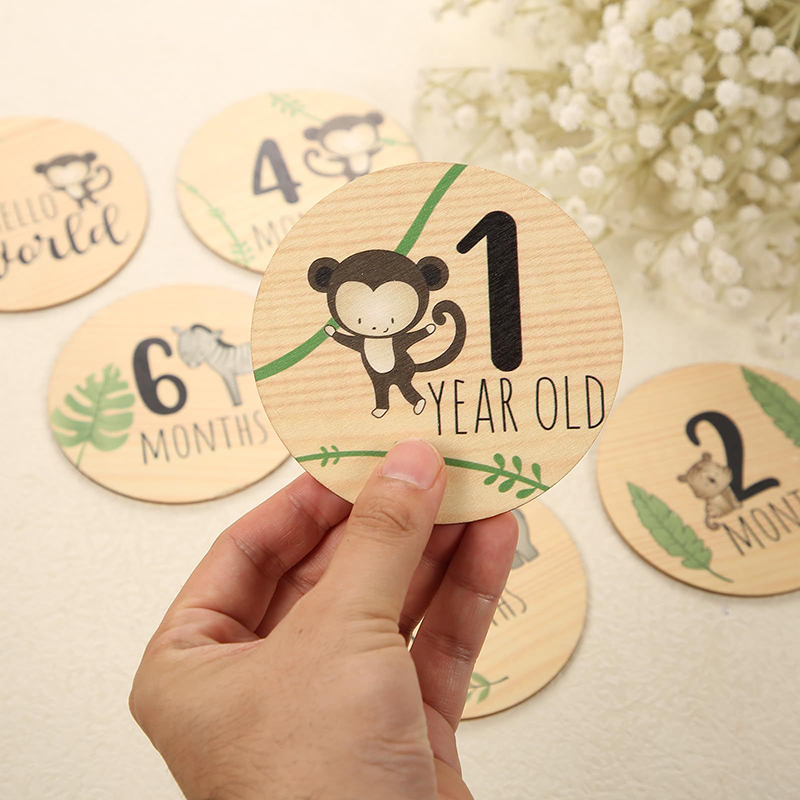 Cartes en Bois Thème Animaux d - Milestone Card Set avis et prix