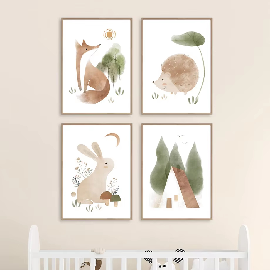 Toile d'art mural style Boho,  - Baby Nursery Decor Boy avis et prix