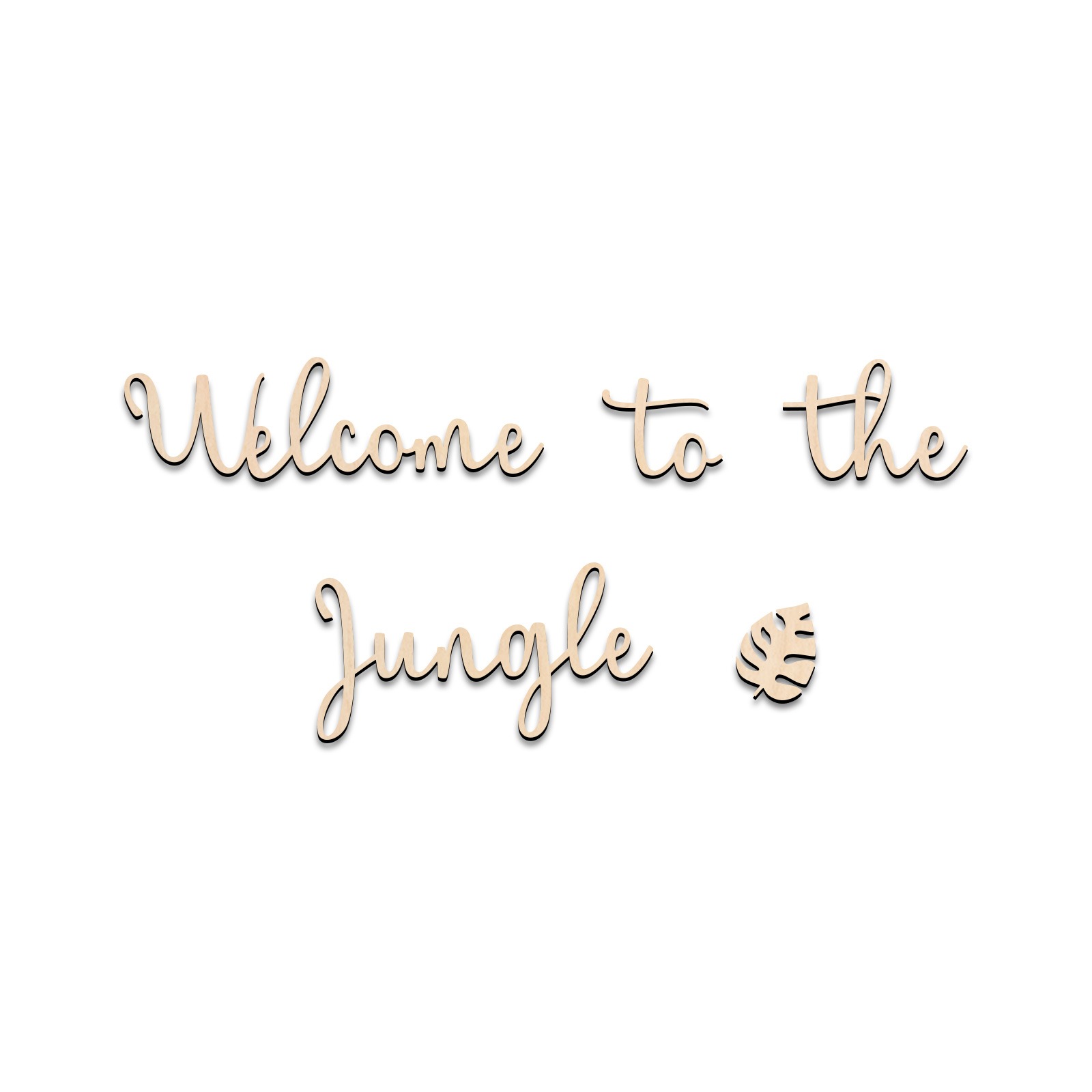 Panneau en bois de bienvenue d - Baby Nursery Jungle Animals avis et prix