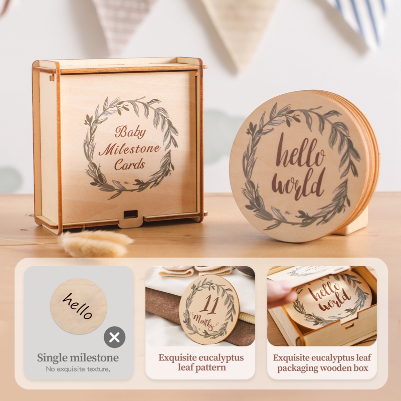 Cartes de jalon en bois pour b - Milestone Card Set avis et prix