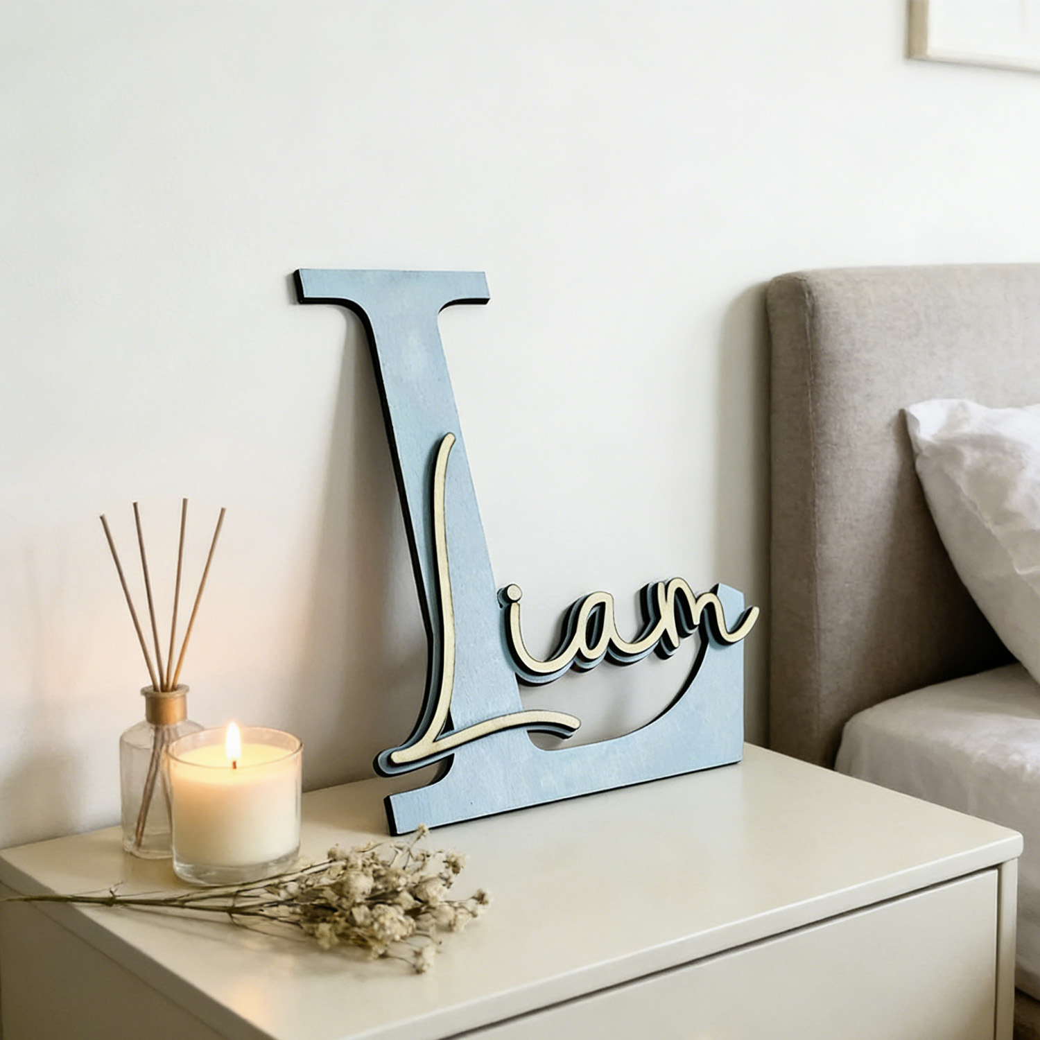 1 pièce, Plaque de nom en bois - Baby Nursery Decor Boy avis et prix