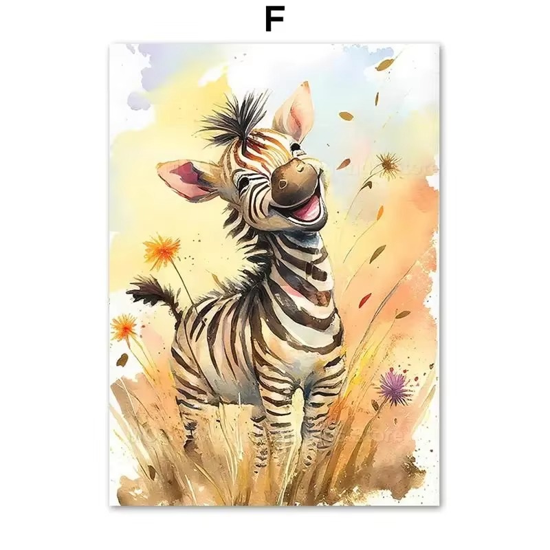 Tableau mural en toile pour ch - Animals Baby Nursery avis et prix