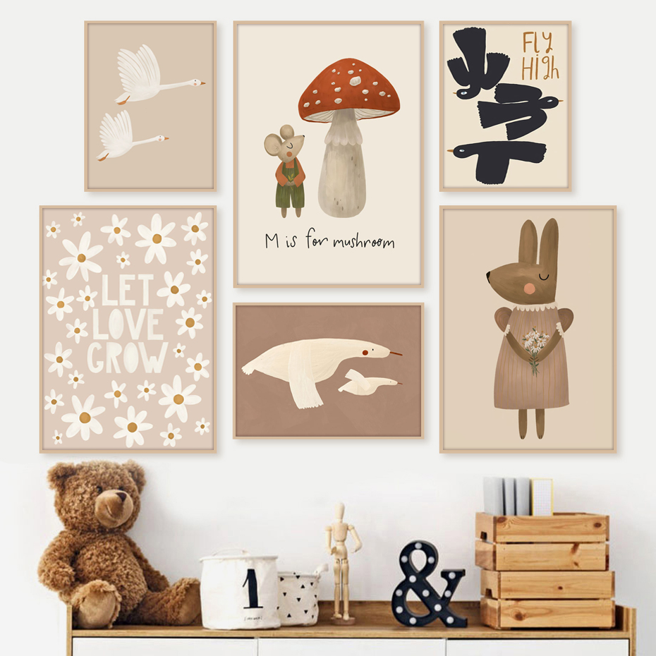 Affiches de dessin animé Boho  - Baby Nursery Fabric avis et prix