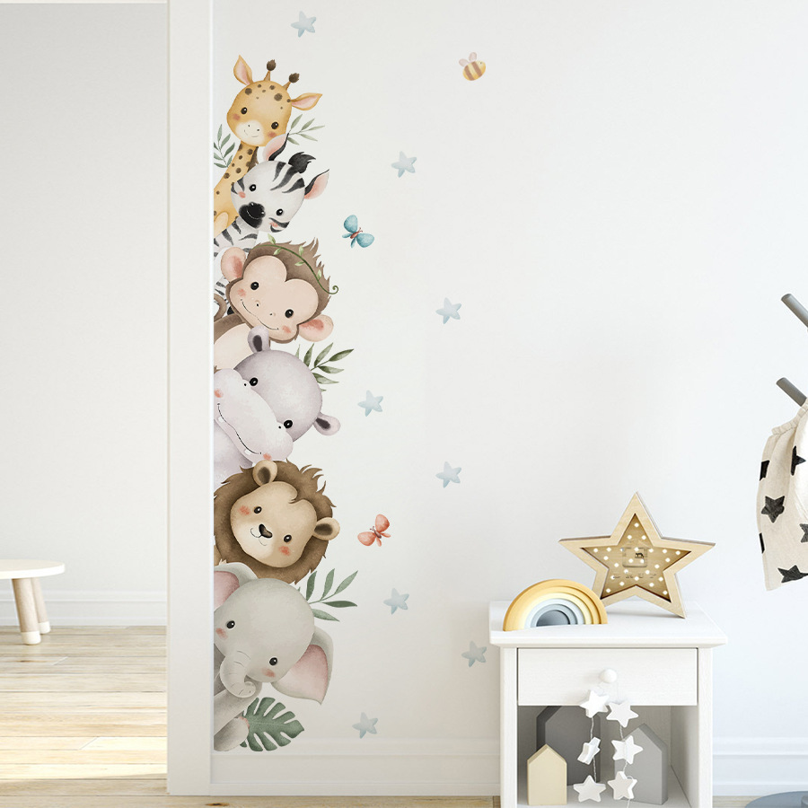 Autocollants de porte aquarell - Baby Nursery Jungle Animals avis et prix