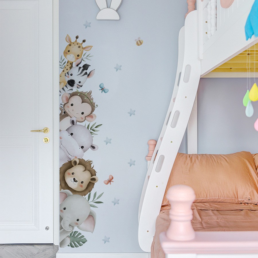 Autocollants de porte aquarell - Baby Nursery Jungle Animals avis et prix