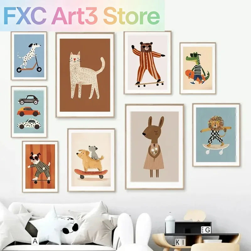 1 pièce, affiche sans cadre su - Animals Baby Nursery avis et prix